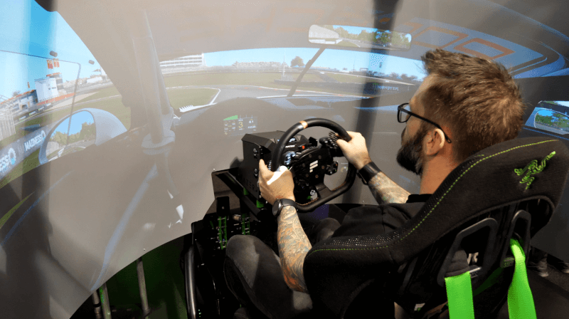CES 2020 Razer Racing Simulator